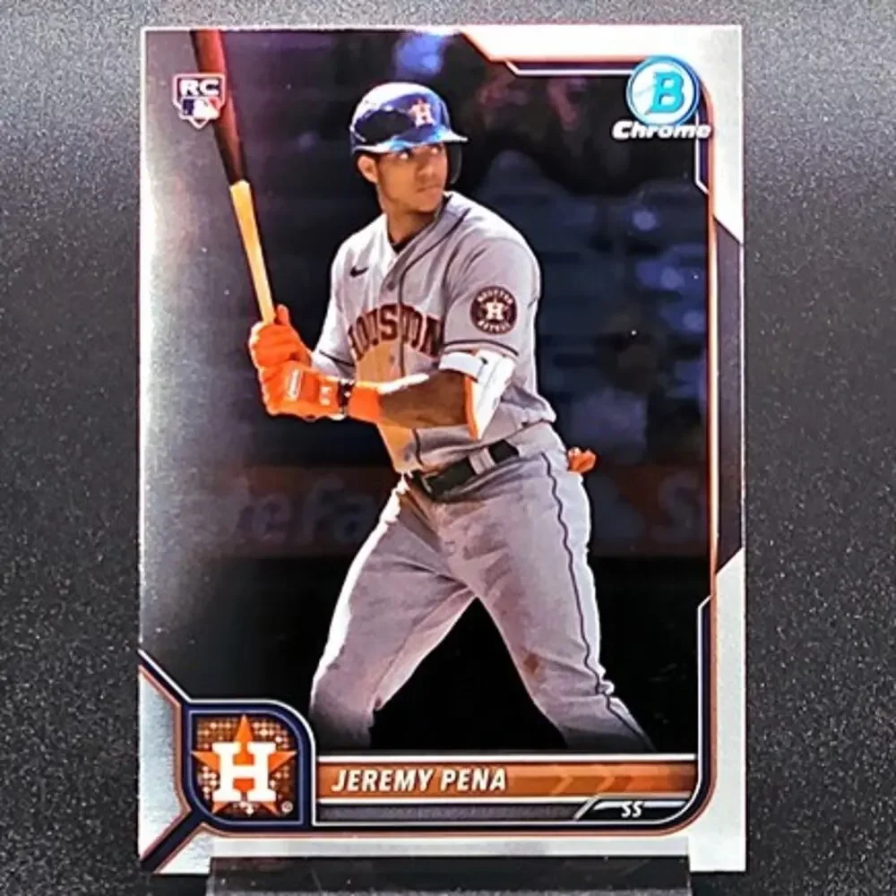 Jeremy Pena Bowman Chrome Red White Blue Prizm RC Houston Astros Star